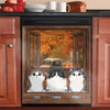 Fall Scenery Cats By The Window - Personalized Dishwasher Cover
