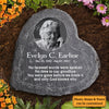 No Farewell Words Were Spoken No Time To Say Goodbye - Personalized Memorial Stone, Human Grave Marker - Upload Image, Memorial Gift, Sympathy Gift