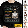 Legend Husband Daddy Grandpa - Personalized T-shirt, Hoodie, Unisex Sweatshirt