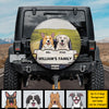 Peeking Out The Window - Personalized Dog Spare Tire Cover