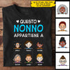 Questo Nonno Nonna Appartiene A - Personalized Unisex T-Shirt