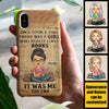 One Upon A Time There Was A Girl Who Really Loved Books - Personalized Phone Case