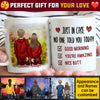 Good Morning You Are Amazing - Gift For Couples, Personalized Mug