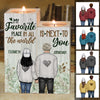 I Wanna Stay Next To You - Gift For Couples - Personalized Candle Holder