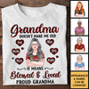 Grandma Doesn't Make Me Old It Means Blessed And Loved Proud Grandma - Gift For Mom, Grandma - Personalized Unisex T-shirt, Hoodie