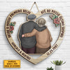 Abraço De Casal Desde O Nosso Primeiro Beijo Até Ao Nosso Último Suspiro - Gift For Couples, Husband Wife, Personalized Shaped Wood Sign Portuguese