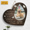 Don't Think We're Far Apart, Pet In My Heart - Upload Image, Personalized Shaped Wood Sign