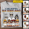 I Was Normal One Kid Ago - Personalized Unisex T-Shirt For Dads, Grandpas