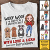 Happy Mother's Day With Love & Licks From Your Furry Babies - Gift For Mother's Day, Personalized Unisex T-shirt, Hoodie