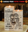 À Ma Femme Notre Maison N'est Pas Un Château Notre Vie N'est Pas Un Conte - Gift For Couples, Candle Holder
