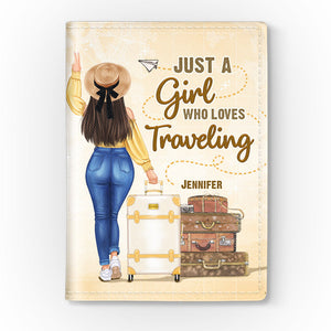 Travel With No Regrets - Personalized Passport Cover, Passport Holder - Gift For Bestie