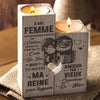 À Ma Femme Notre Maison N'est Pas Un Château Notre Vie N'est Pas Un Conte - Gift For Couples, Candle Holder