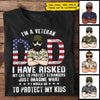 Veteran Dad - Gift For 4th Of July - Personalized Unisex T-Shirt