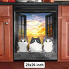 Cats By The Window - Personalized Dishwasher Cover