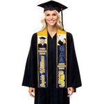 Class of 2024 Fraternity Graduation Stole - Upload Image - Personalized Graduation Stole