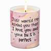 I Love You - Couple Smokeless Scented Candle - Gift For Husband Wife, Anniversary