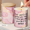 I Love You - Couple Smokeless Scented Candle - Gift For Husband Wife, Anniversary