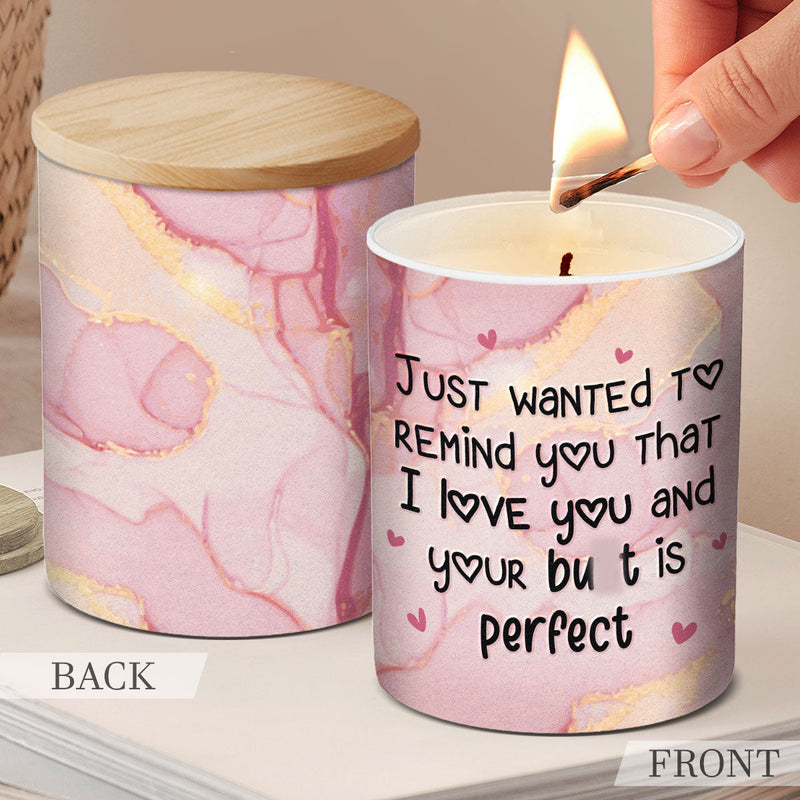 I Love You - Couple Smokeless Scented Candle - Gift For Husband Wife, Anniversary