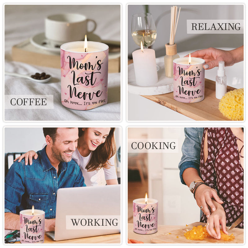 Mom's Last Nerve - Family Smokeless Scented Candle - Mother's Day, Birthday Gift For Mom
