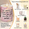 I Love You - Couple Smokeless Scented Candle - Gift For Husband Wife, Anniversary