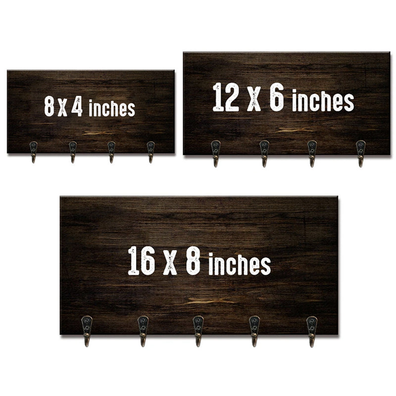 Family Over Everything - Personalized Key Hanger, Key Holder - Anniversary Gifts, Gift For Couples, Husband Wife