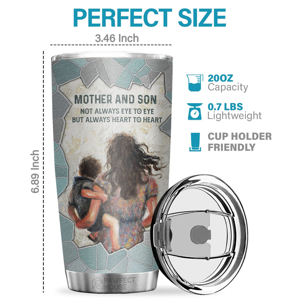 Never Feel That You Are Alone I’m Always Right Next To You - Tumbler - To My Son, Gift For Son, Son Gift From Mom, Birthday Gift For Son