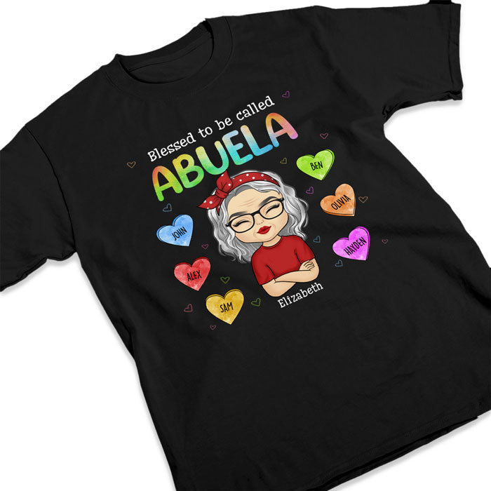 Blessed Great Grandma - Family Personalized Custom Unisex T-shirt, Hoodie, Sweatshirt - Mother's Day, Birthday Gift For Grandma