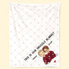 This Is Our Snuggle Blanket - Couple Personalized Custom Blanket - Gift For Husband Wife, Anniversary