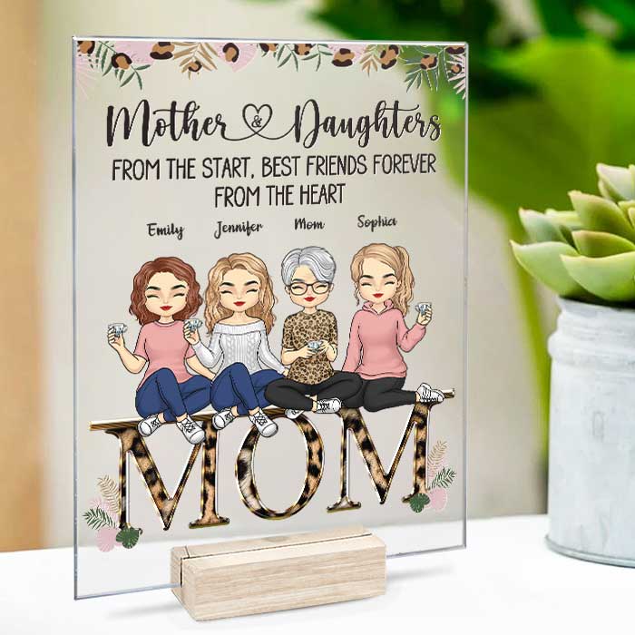 It Reminds You How Much We Love You Mom - Family Personalized Custom Acrylic Plaque - Mother's Day, Birthday Gift For Mom