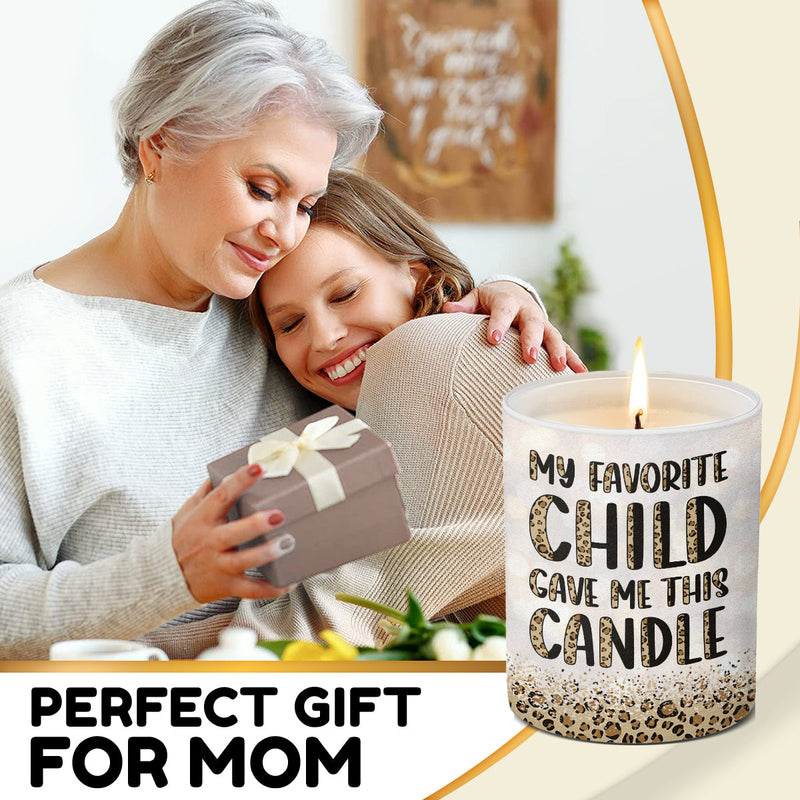My Favorite Child Gave Me This Candle - Family Smokeless Scented Candle - Mother's Day, Birthday Gift For Mom