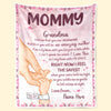 You Are Awesome Mommy - Family Personalized Custom Baby Blanket - Baby Shower Gift, Gift For First Mom