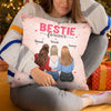 Bestie Forever - Bestie Personalized Custom Pillow - Gift For Best Friends, BFF, Sisters