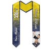 Proud Graduate Of The Class Of 2024 - Personalized Custom Graduation Stole - Upload Image, Graduation Gift