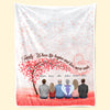 This Is Us - Our Life, Our Home, Our Story - Family Personalized Custom Blanket - Gift For Family Members
