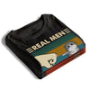 Real Men Cuddle Cats - Gift For Dad, Personalized T-Shirt