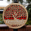 Grandkids Make Life More Grand - Family Personalized Custom Shaped Home Decor Wood Sign - House Warming Gift For Grandma, Grandpa
