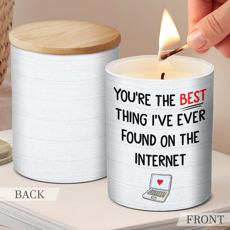 You Are The Best Thing - Couple Smokeless Scented Candle - Gift For Husband Wife, Anniversary