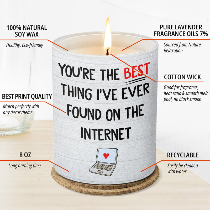 You Are The Best Thing - Couple Smokeless Scented Candle - Gift For Husband Wife, Anniversary