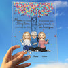 To Us You Are The World - Family Personalized Custom Acrylic Plaque - Mother's Day, Birthday Gift For Mom
