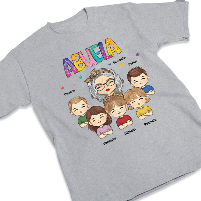 Grandma Life Is The Best Life - Family Personalized Custom Unisex T-shirt, Hoodie, Sweatshirt - Mother's Day, Birthday Gift For Grandma