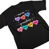 Grandma's Hearts - Family Personalized Custom Unisex T-shirt, Hoodie, Sweatshirt - Mother's Day, Birthday Gift For Grandma