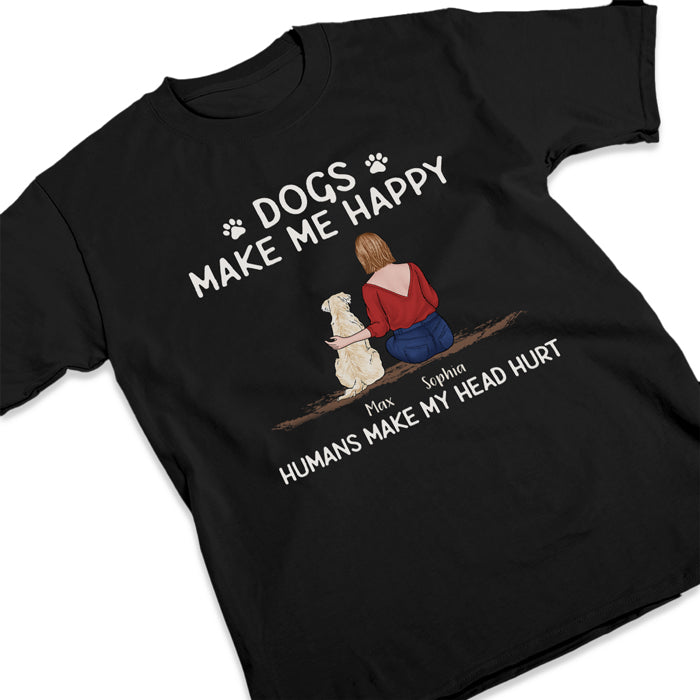 A Girl Who Really Love Her Dogs - Dog Personalized Custom Unisex T-shirt, Hoodie, Sweatshirt - Gift For Pet Owners, Pet Lovers