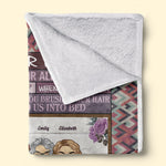 We Love You For All The Times - Family Personalized Custom Blanket - Mother's Day, Birthday Gift For Mom From Daughter