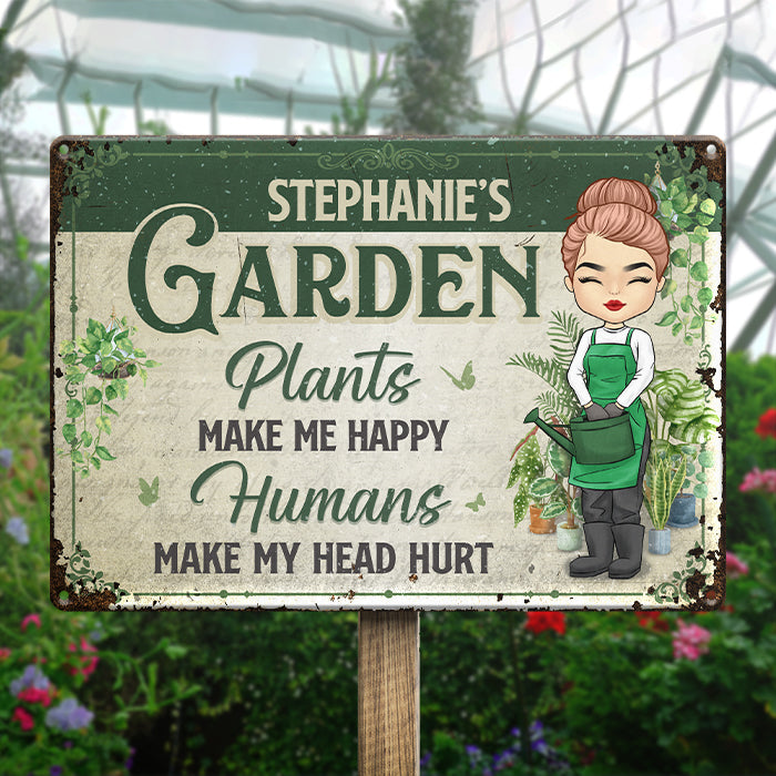 This Princess Wears Boots - Garden Personalized Custom Home Decor Metal Sign - House Warming Gift For Gardening Lovers