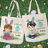 Official Egg Hunter - Family Personalized Custom Tote Bag - Gift For Family Members