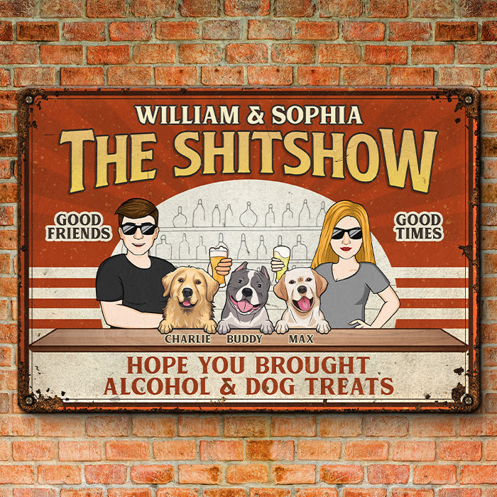 Welcome To The Special Show - Dog Personalized Custom Home Decor Metal Sign - House Warming Gift For Pet Owners, Pet Lovers