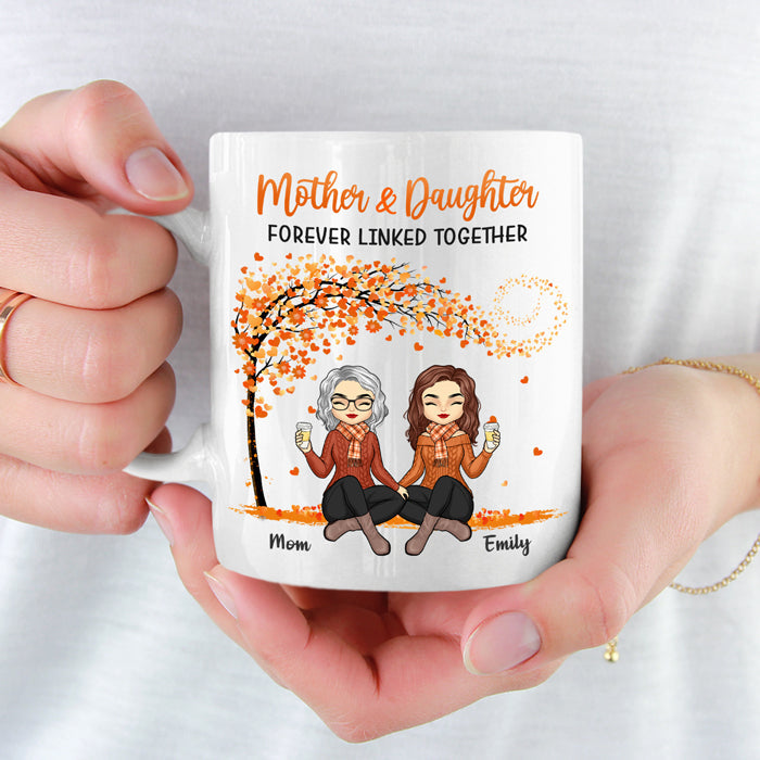 Like Mother Like Daughter - Family Personalized Custom Mug - Mother's Day, Birthday Gift For Mom From Daughter