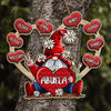 Nana & Her Sweethearts - Family Personalized Custom Shaped Home Decor Wood Sign - House Warming Gift For Grandma