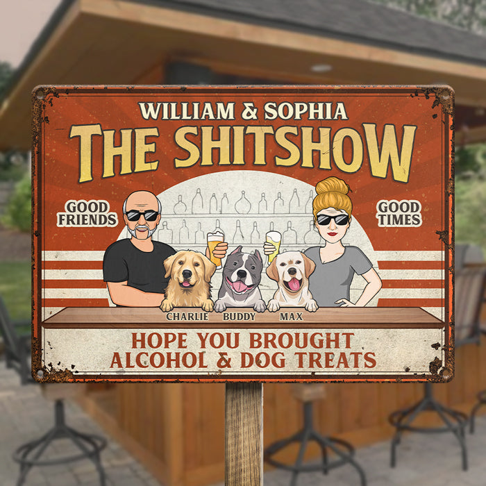 Welcome To The Special Show - Dog Personalized Custom Home Decor Metal Sign - House Warming Gift For Pet Owners, Pet Lovers