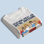Great Job, We Are Awesome - Family Personalized Custom Unisex T-shirt, Hoodie, Sweatshirt - Mother's Day, Birthday Gift For Mom